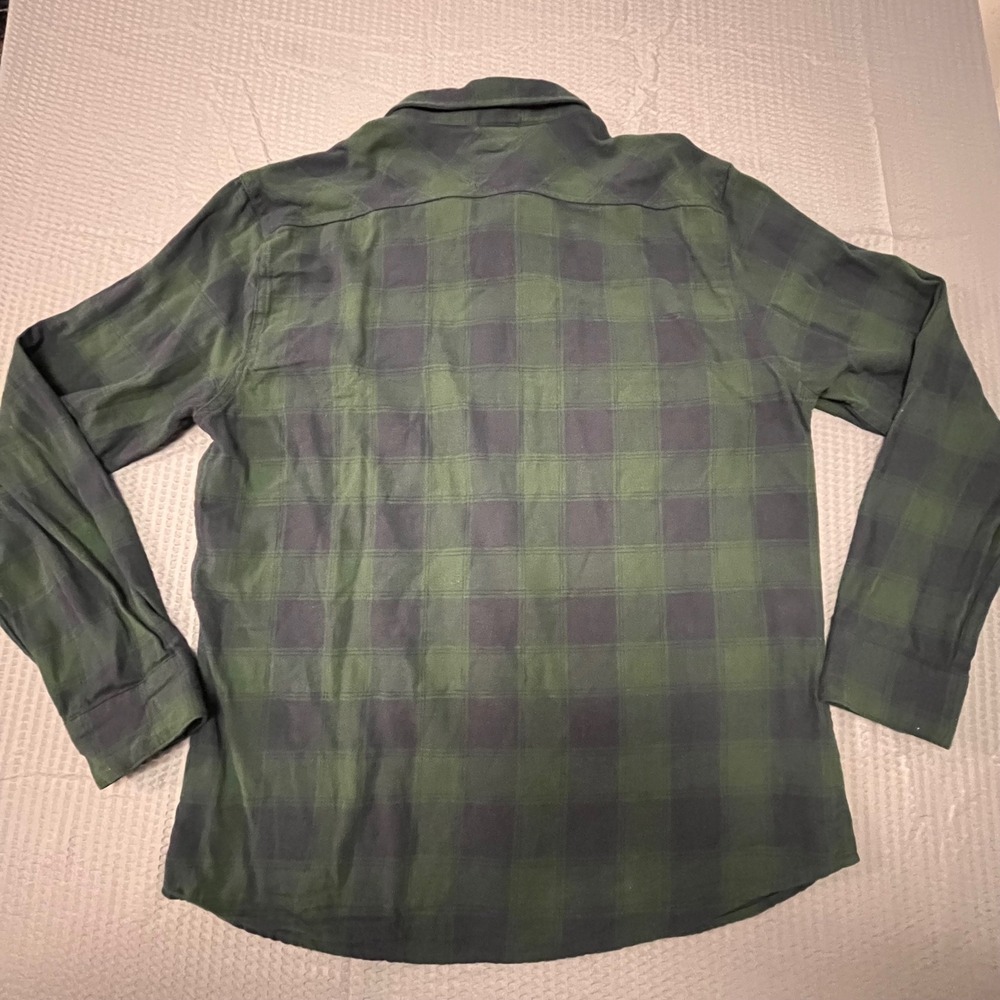 Levi's Forest Green and Charcoal Plaid Shirt - Picture 7 of 8